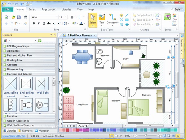 Floor Plan Template Free Download Of Floor Plan software Create Floor Plan Easily From