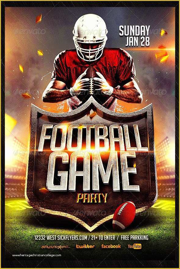 Football Flyer Template Free Of 25 Football Flyer Templates Psd Eps Ai Indesign