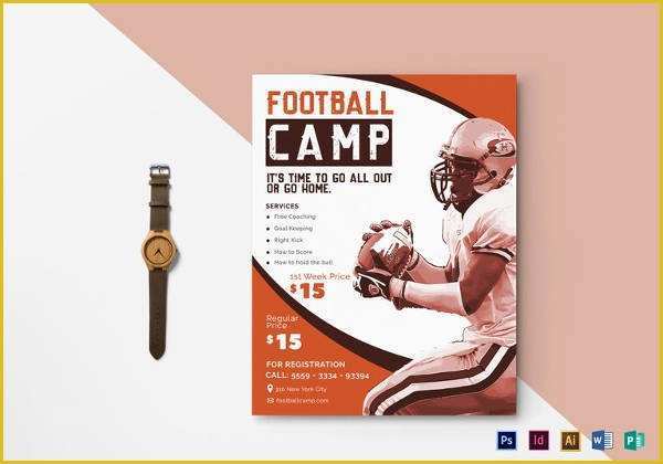 Football Flyer Template Free Of Football Camp Flyer Template Free Yourweek 0dcaf4eca25e