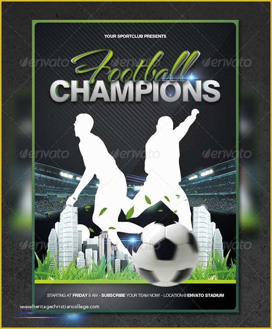 Football Flyer Template Free Of top 20 soccer Football Flyer Templates 56pixels