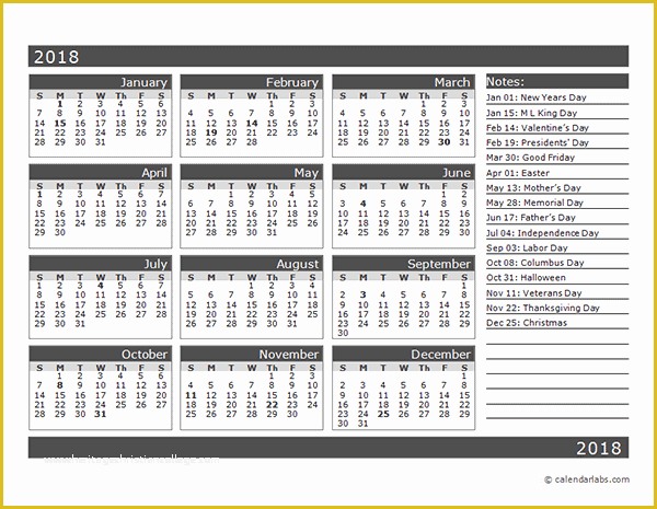 Free 12 Month Calendar Template Of 12 Month E Page Calendar Template for 2018 Free