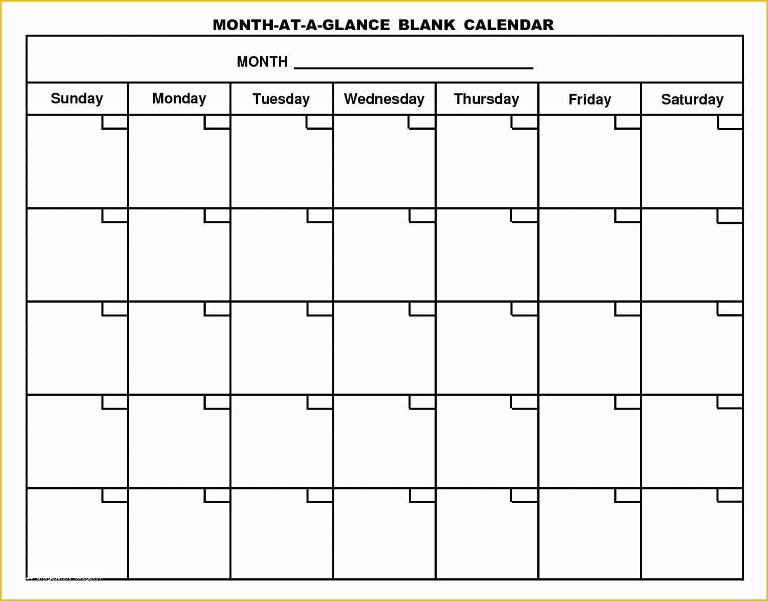 Blank 12 Month Calendar 2017 E1495303891315