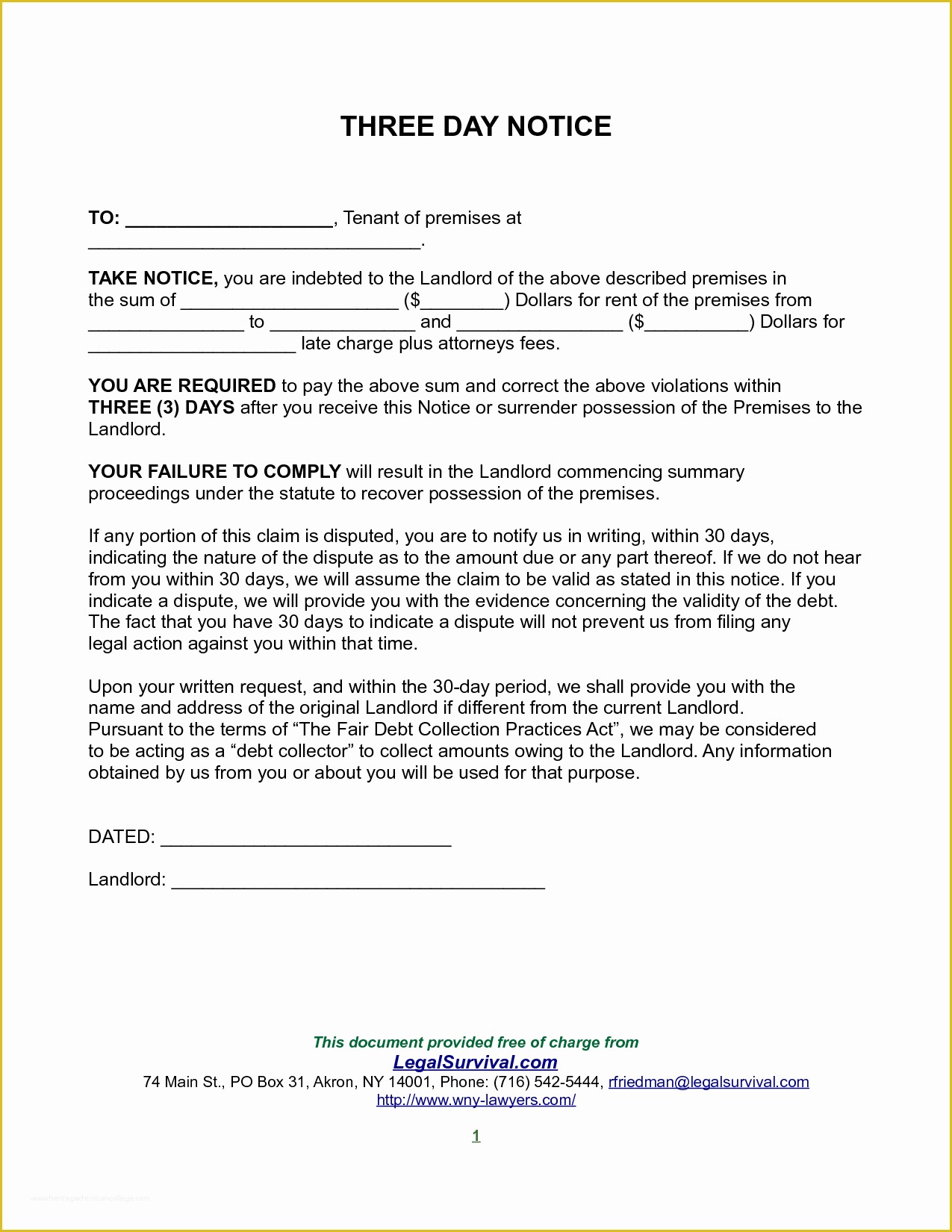 Free 30 Day Notice to Vacate California Template Of 10 Best Of 30 Notice to Landlord Letter 30 Day