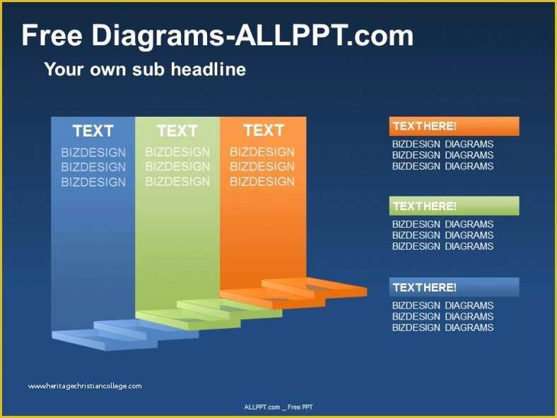 Free 3d Animated Powerpoint Templates Of 3d Stair Diagram Ppt Download Free