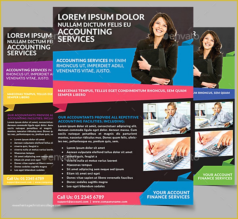 Free Accounting Flyers Templates Of 15 Accounting &amp; Bookkeeping Services Flyer Templates