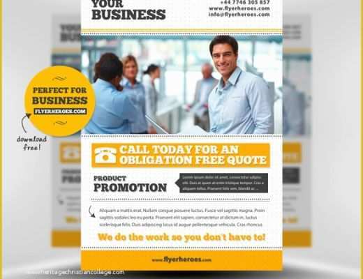 Free Accounting Flyers Templates Of 20 Fabulous Free Business Flyer Templates