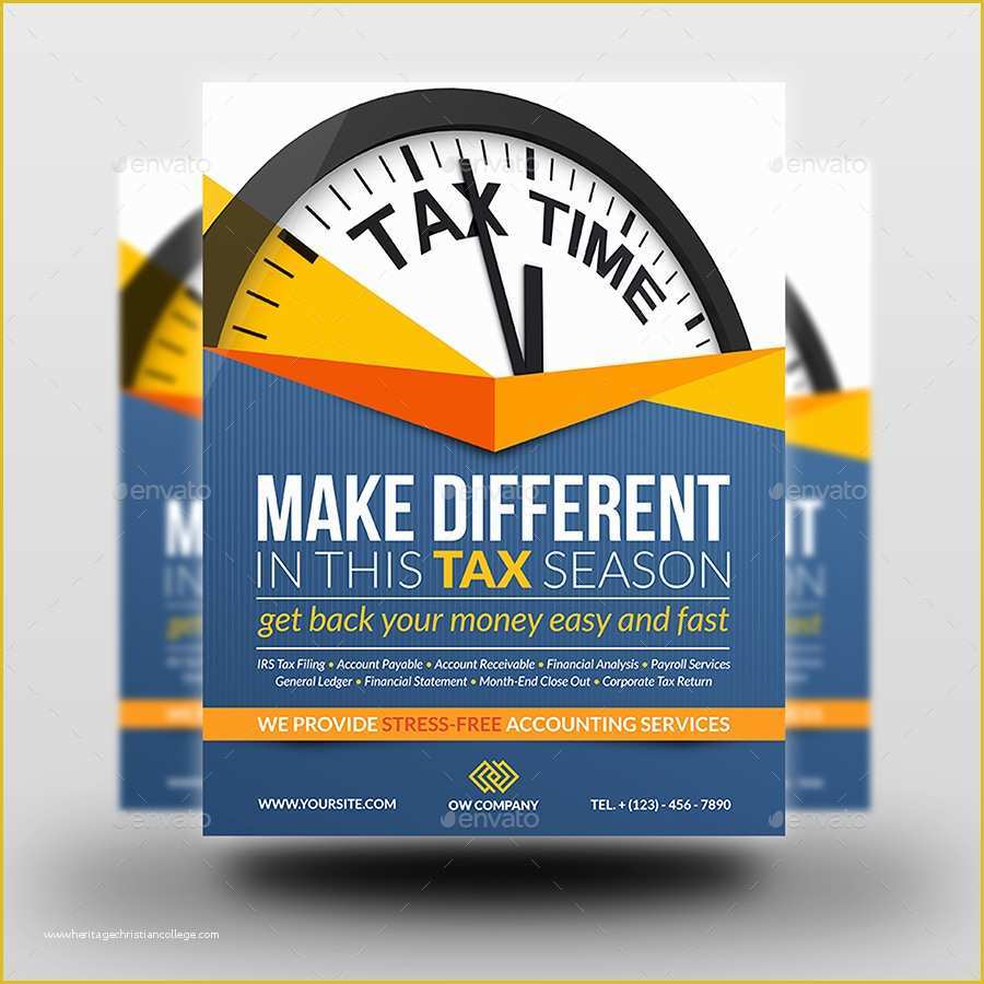 Free Accounting Flyers Templates Of Tax and Accounting Flyer Template by Ow