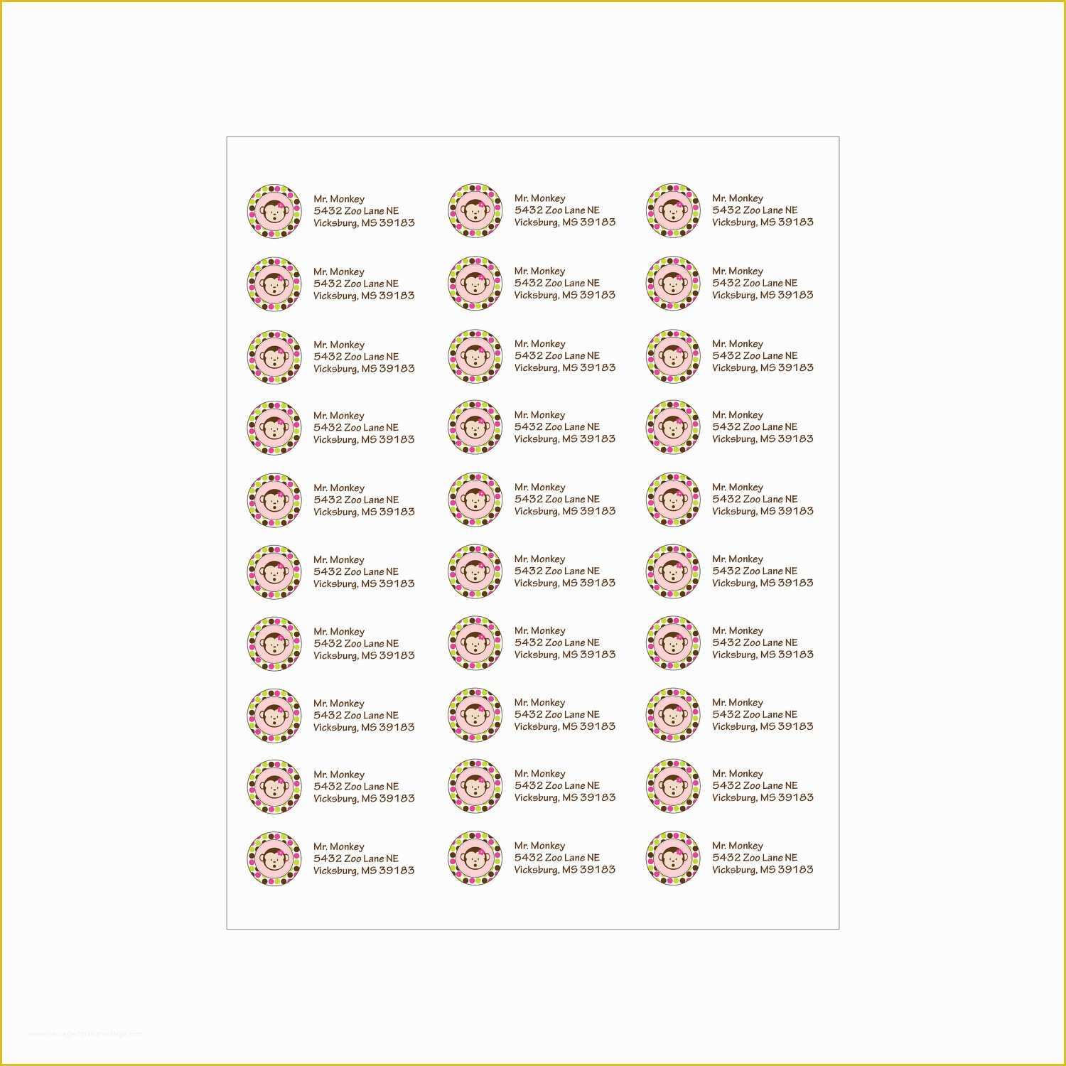 Free Address Label Design Templates Of 39 Stunning Template Designs for Address Labels Thogati