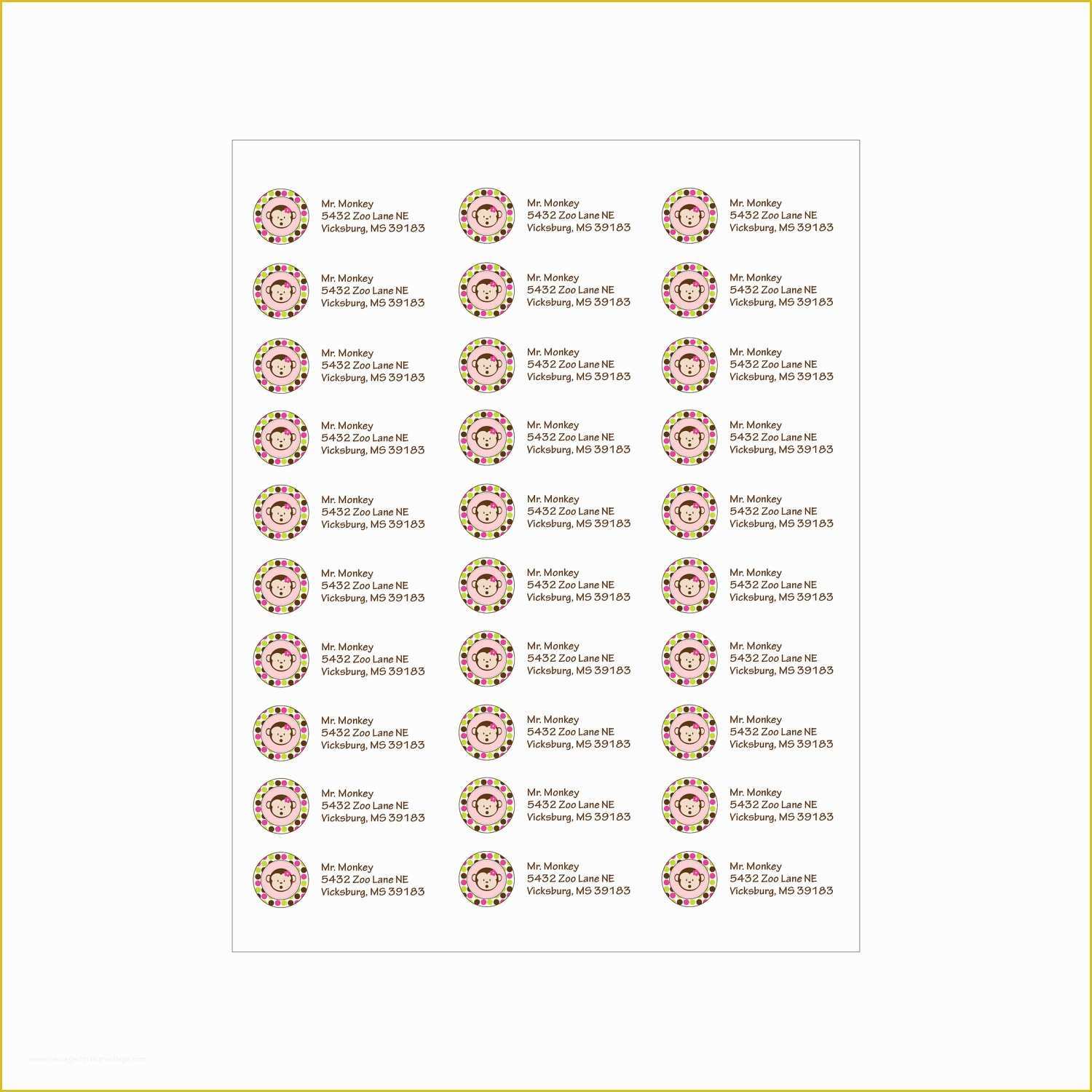 Free Address Label Design Templates Of 39 Stunning Template Designs for Address Labels Thogati