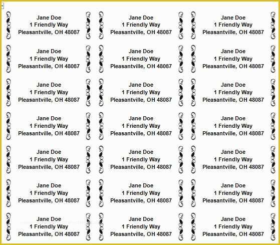 Free Address Label Design Templates Of Free Printable Address Label Templates Avery Mailing Label