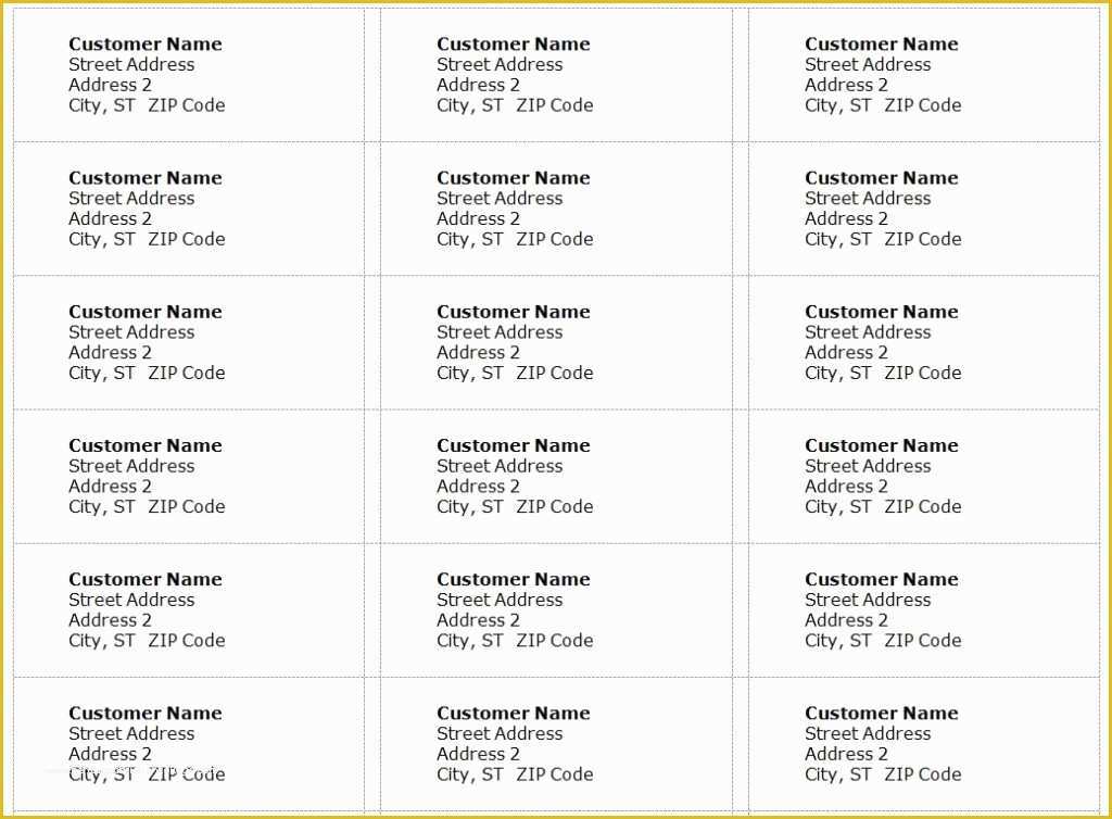 Free Address Label Design Templates Of Patible with Avery Template 5160