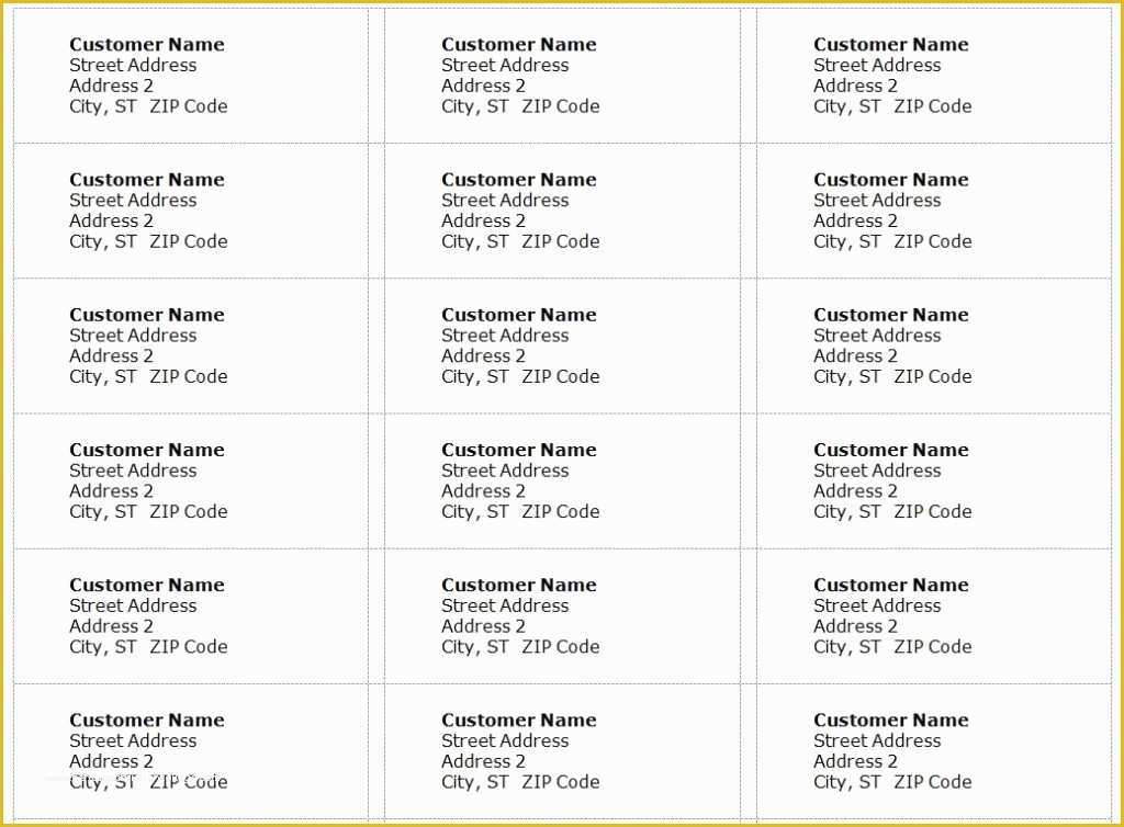 Free Address Label Design Templates Of Patible with Avery Template 5160