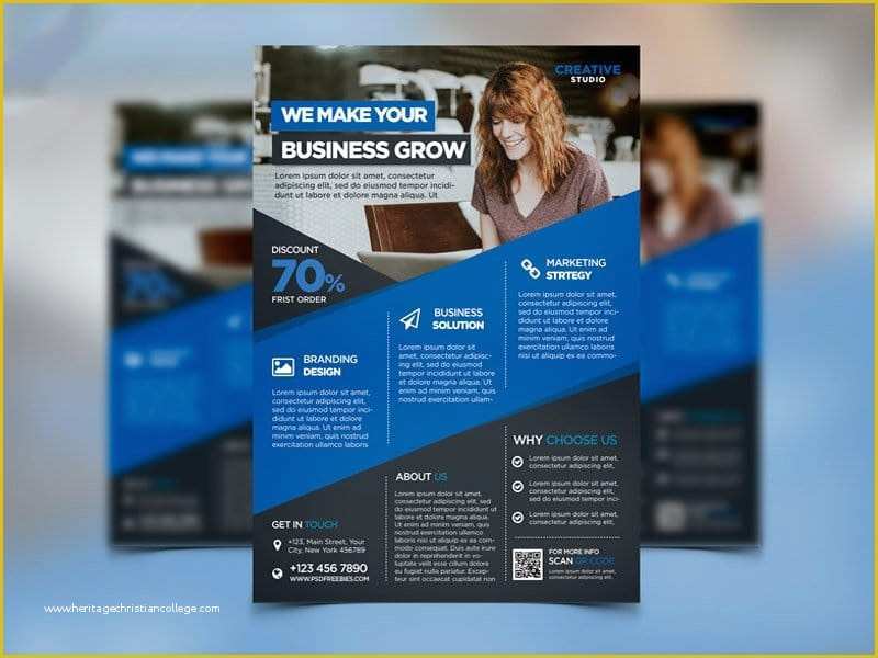 Free Advertising Flyer Design Templates Of Best Free Flyer Templates Psd Css Author