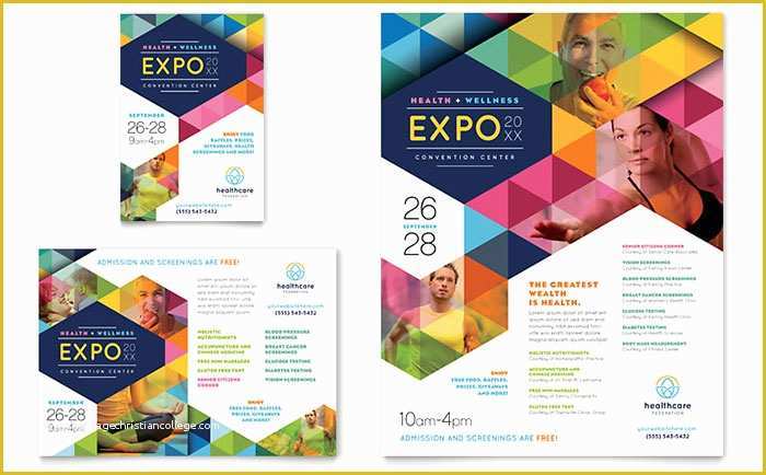 Free Advertising Flyer Design Templates Of Health Fair Flyer &amp; Ad Template Design