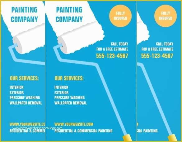 Free Advertising Flyer Design Templates Of Painting Flyers Templates Free Yourweek 8c7447eca25e