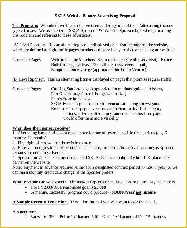 Free Advertising Proposal Template Of 16 Advertising Proposal Templates Word Pdf Pages