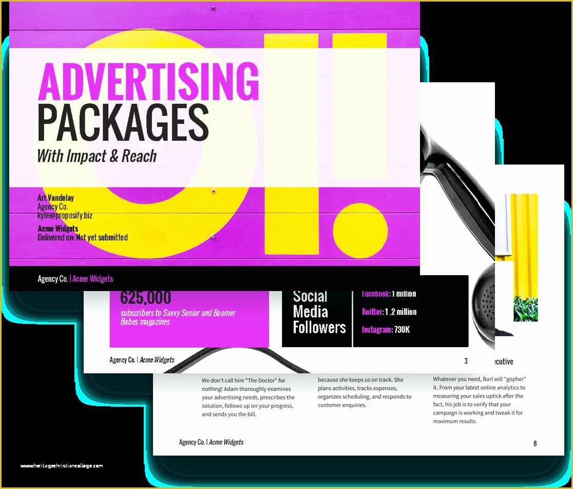 Free Advertising Proposal Template Of Advertising Proposal Template Free Sample