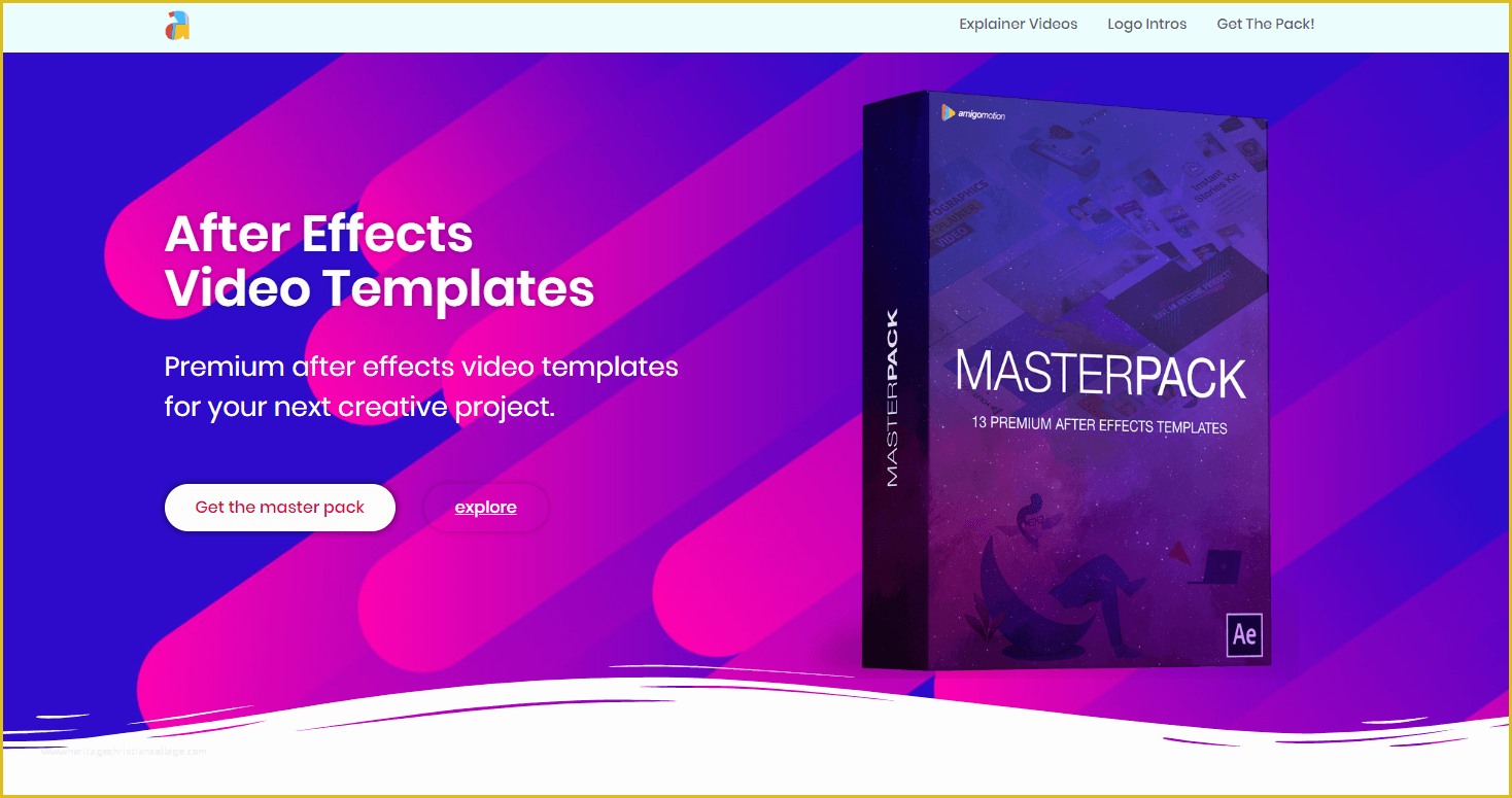 Free after Effect Promo Template Of Amigo Motion – after Effects Promo Video Templates