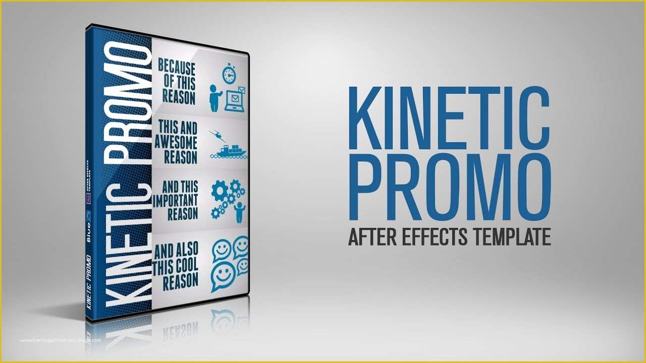 Free after Effect Promo Template Of Kinetic Promo after Effects Template