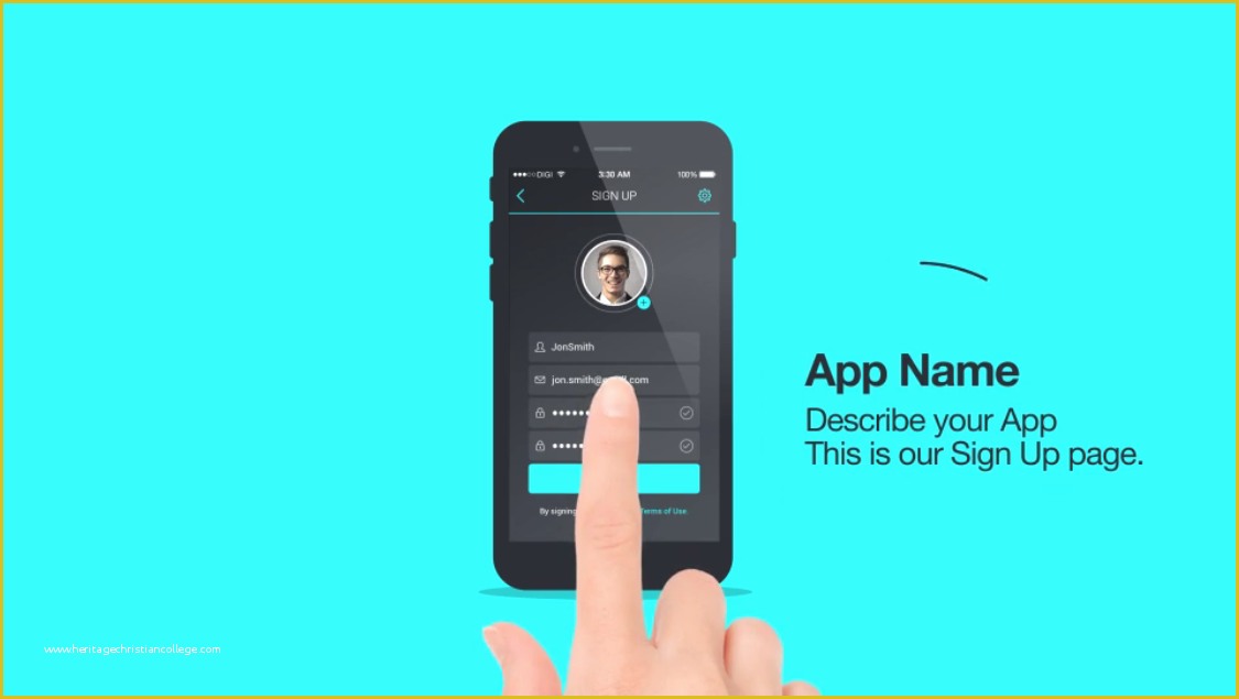 Free after Effect Promo Template Of Mobile App Promo Video Hide after Effects Template Free