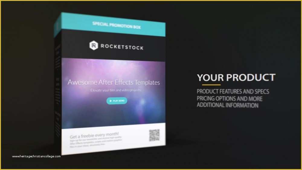Free after Effect Promo Template Of Pact Product Promo after Effects Template