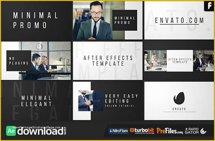 Free after Effect Promo Template Of Videohive Minimal Promo Free Download Free after