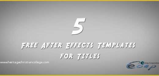 Free after Effects Title Templates Of Fastest Way to Export A Still Frame From after Effects