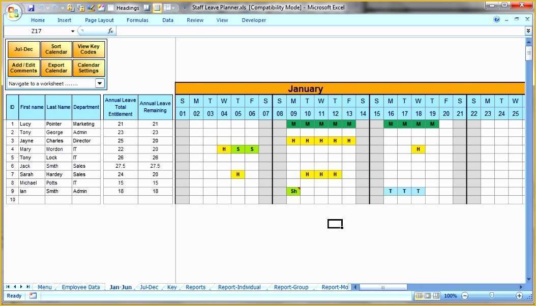 Free Annual Leave Planner Excel Template Of 6 Annual Calendar Template Excel Exceltemplates
