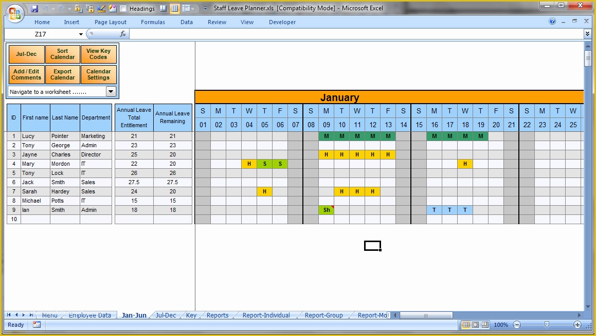 Free Annual Leave Planner Excel Template Of Anual Leave Planner Template Manage Staff Leave with This