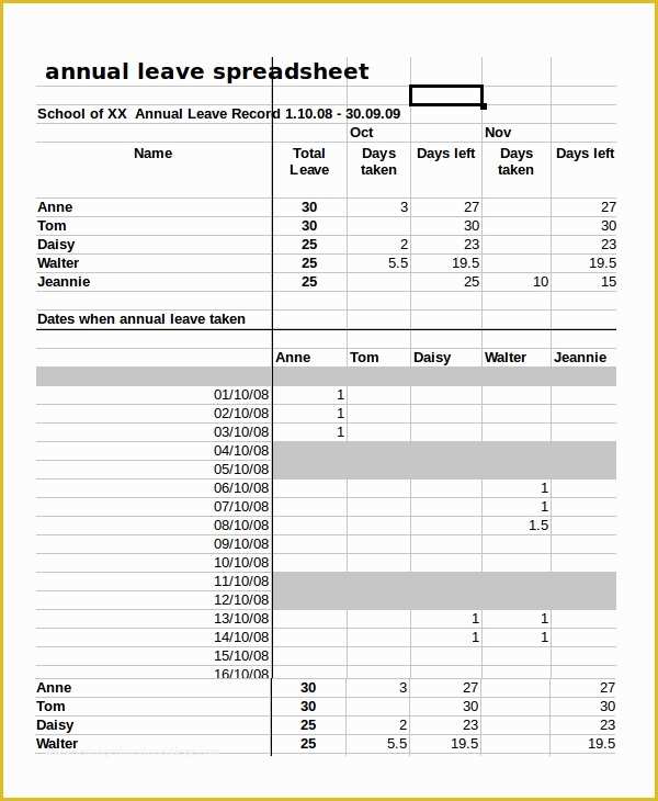 Free Annual Leave Planner Excel Template Of Excel Calendar Template