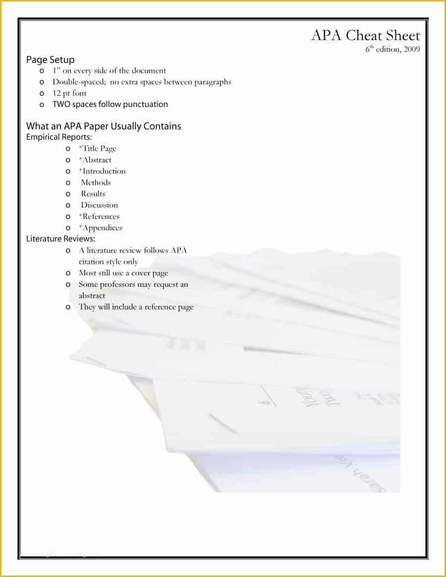 Free Apa Template for Word Of 40 Apa format Style Templates In Word &amp; Pdf