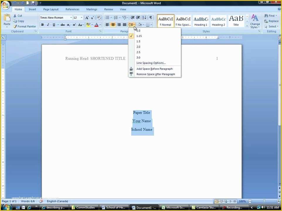 Free Apa Template for Word Of Apa format Template Word 2013 Beepmunk