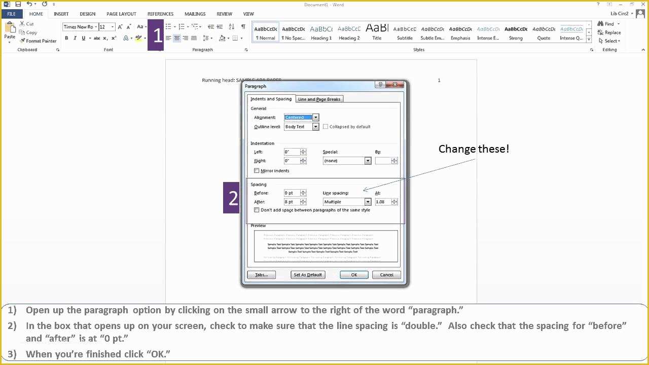 Free Apa Template for Word Of Apa Paper Microsoft Word 2013