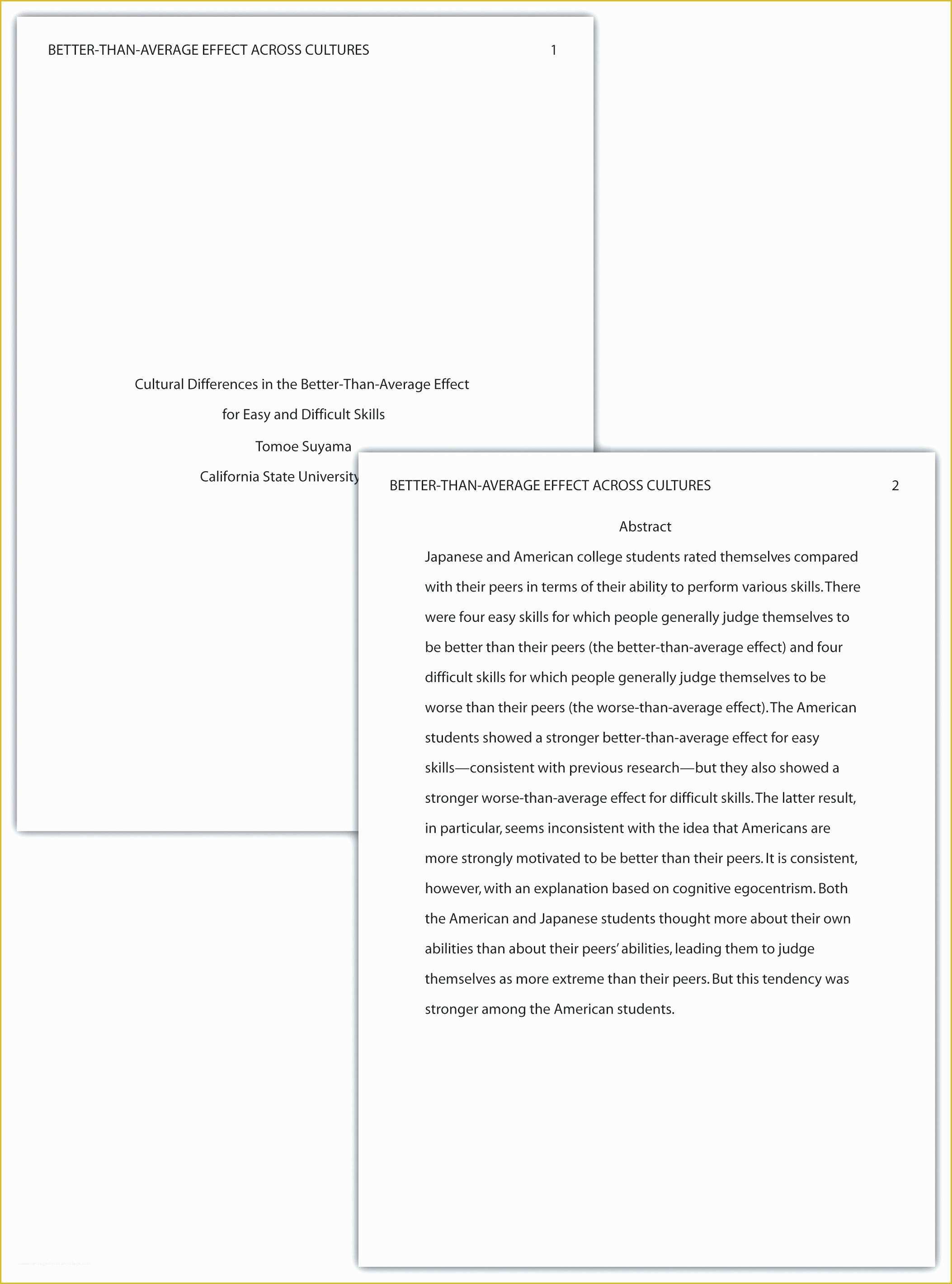 Free Apa Template for Word Of Apa Style Template for Word