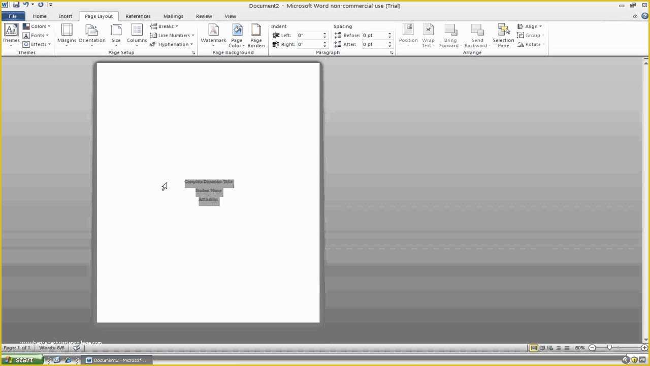 Free Apa Template for Word Of How to format An Apa Title Page Using Word 2010 Windows