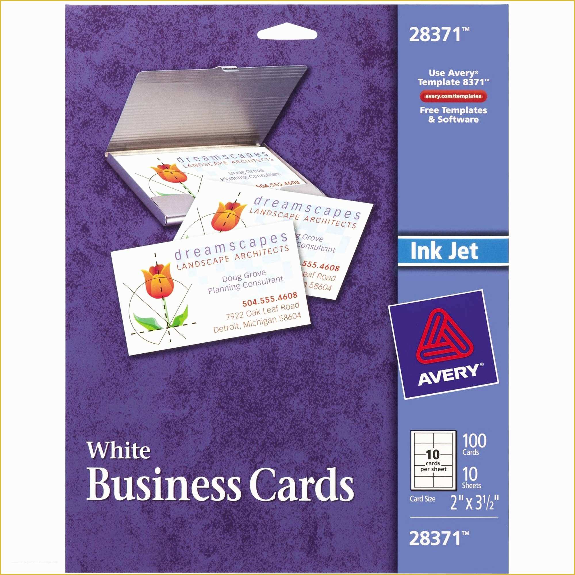 Free Avery Business Card Template Of Avery Business Card Template