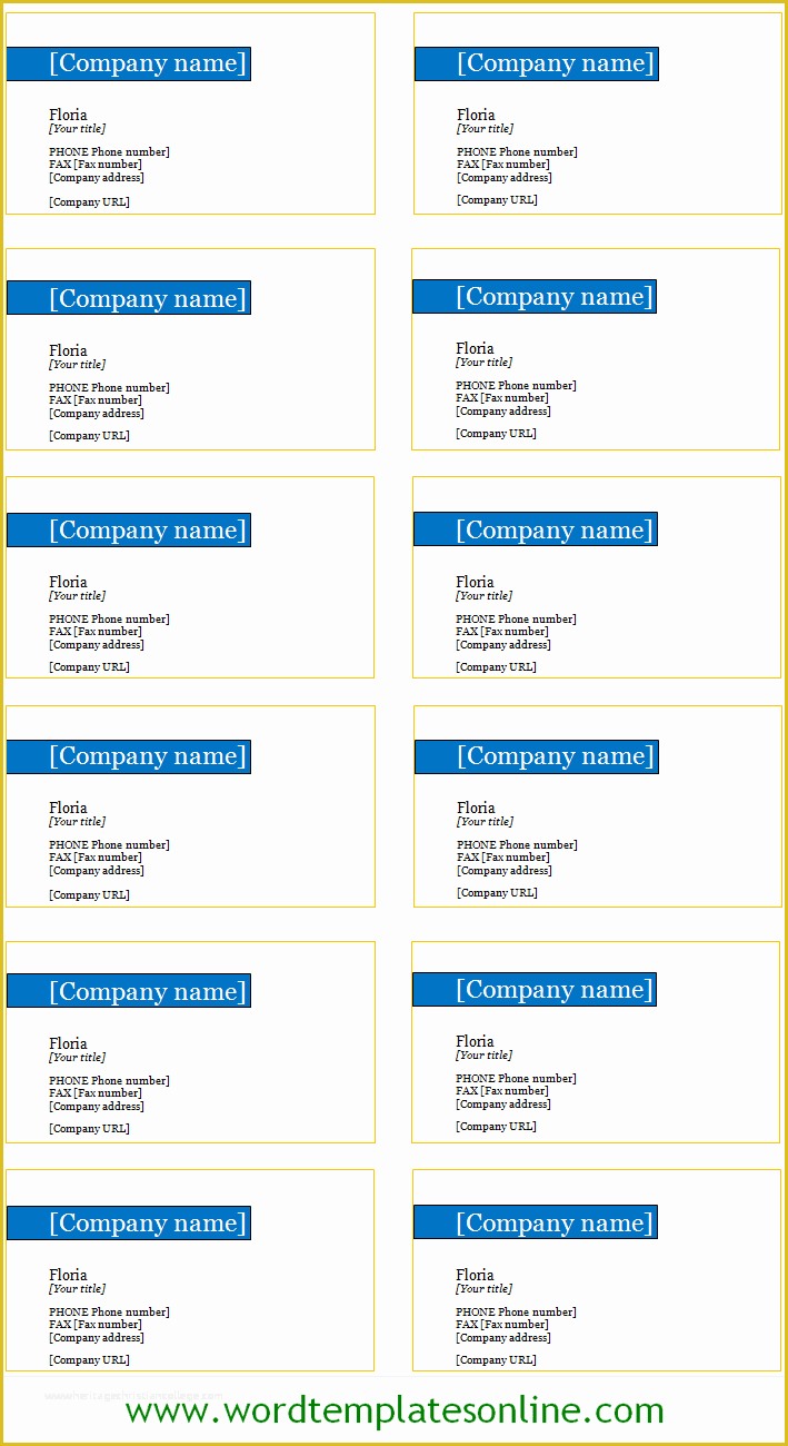 Free Avery Business Card Template Of Avery Business Card Template