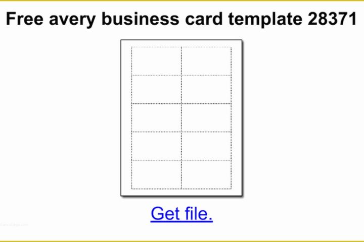 Free Avery Business Card Template Of Avery Template Business Cards Choice Image