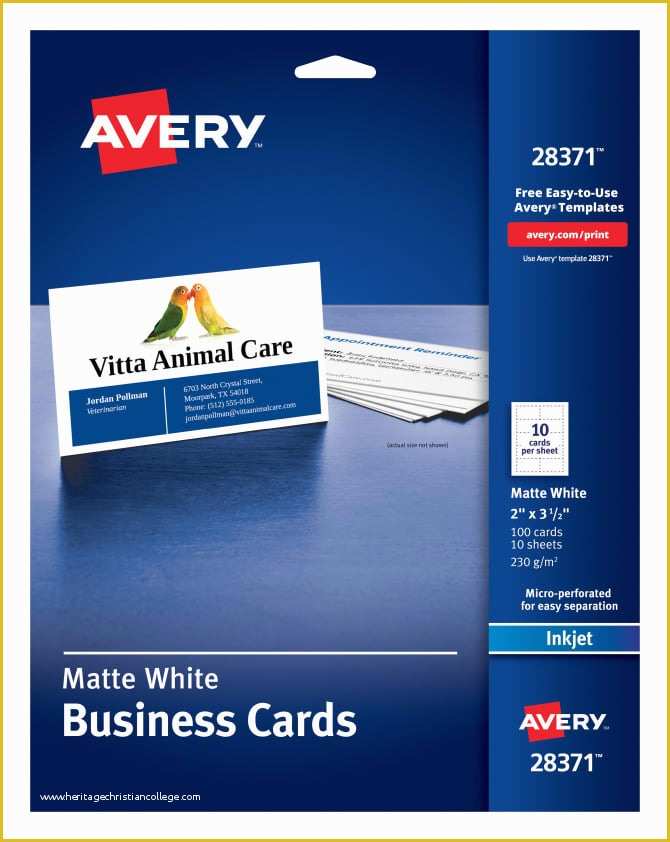 Free Avery Business Card Template Of Free Avery Business Card Template Templates Data
