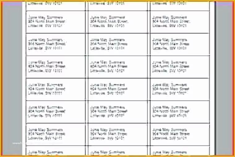 Free Avery Label Templates for Mac Of Avery 8460 Template Avery Labels 8460 Template Address
