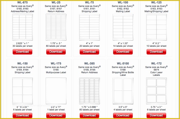 Free Avery Label Templates for Mac Of Easy Labels In the Icloud with Pages