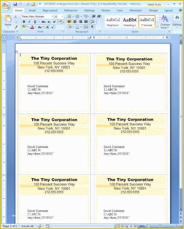 avery templates in word for mac 2011