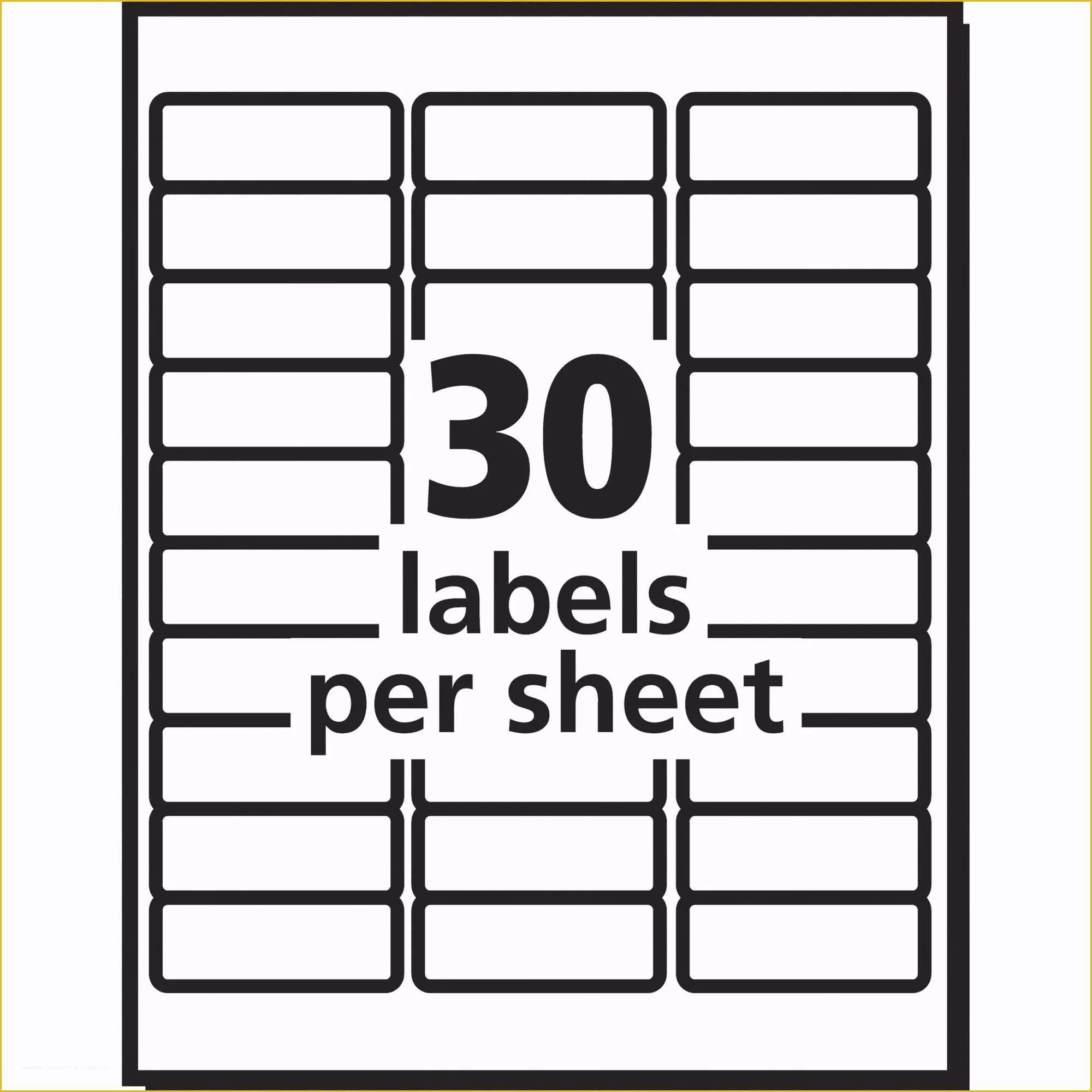 illustrator template for avery 8160 labels download