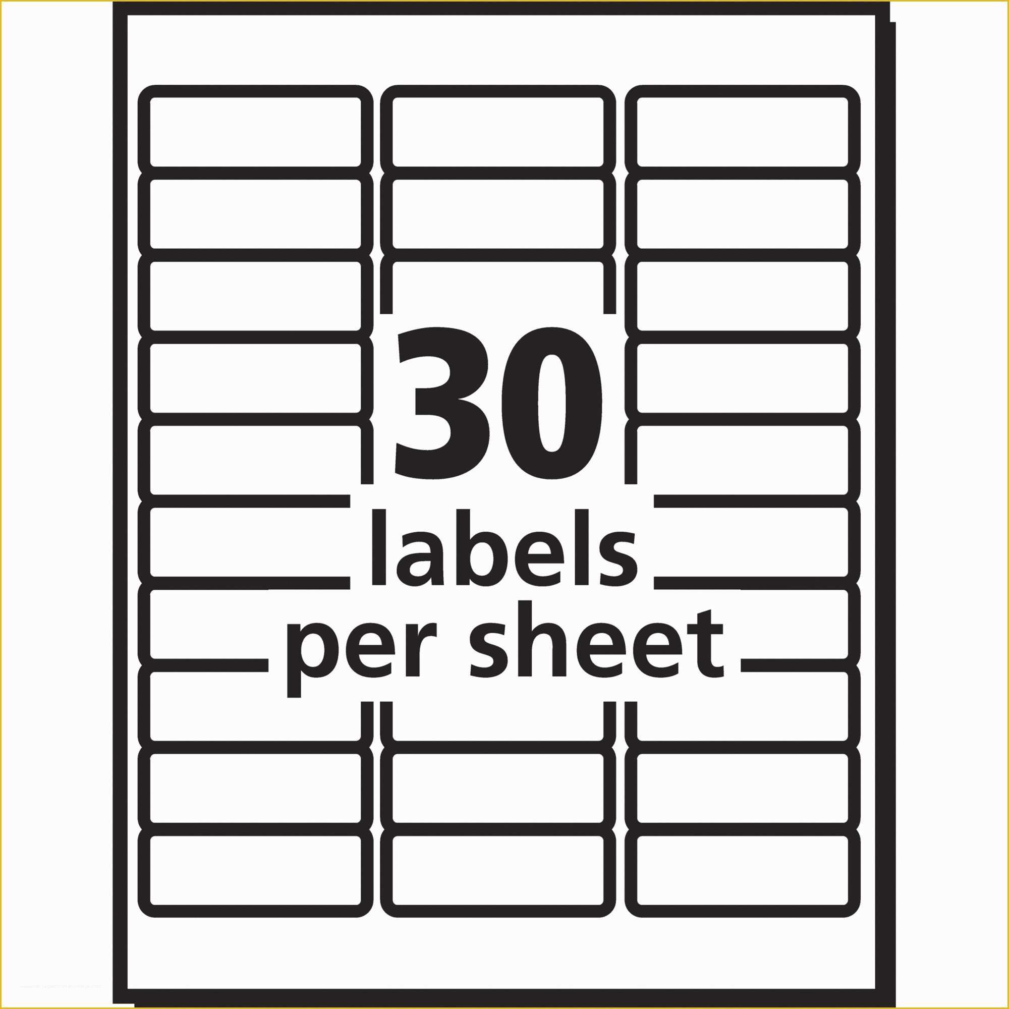 Free Avery Labels Templates Of Best Avery Label Template 8160 Free Download