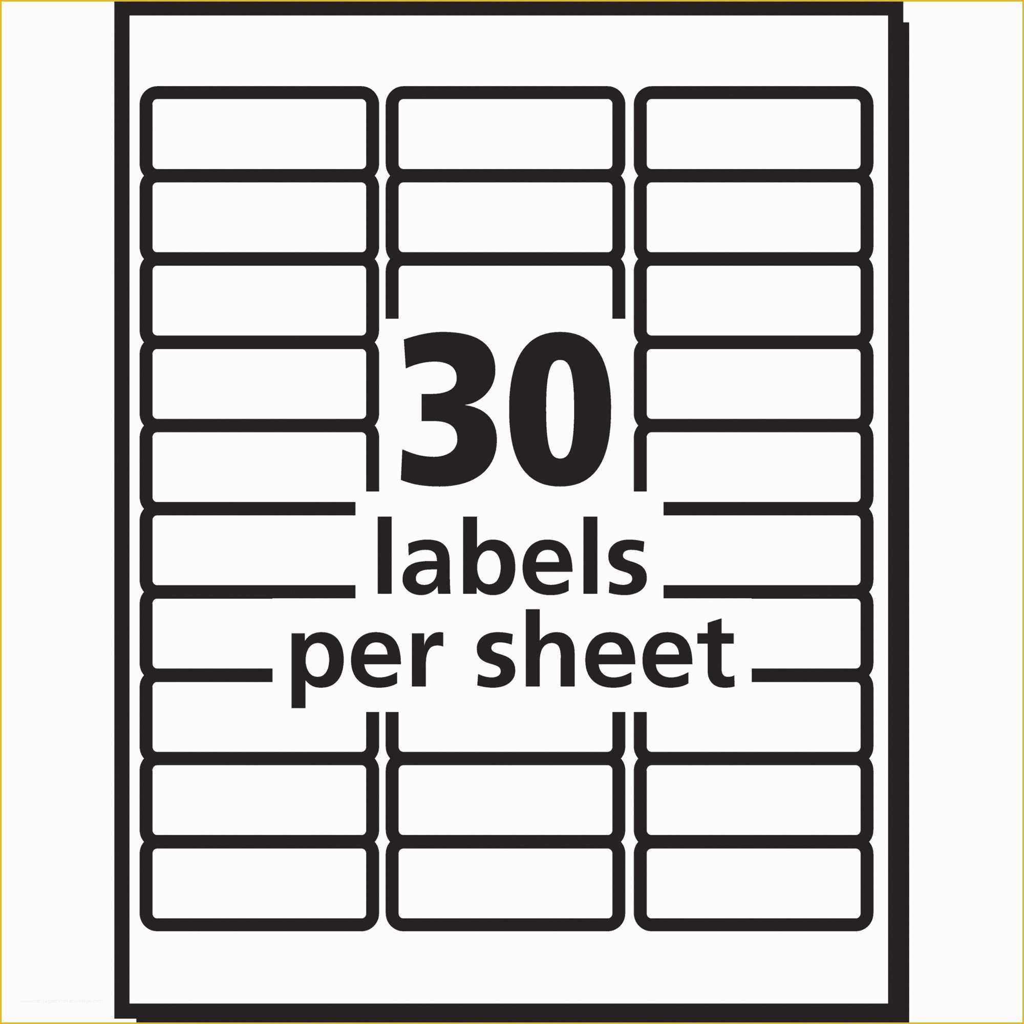 Free Avery Labels Templates Of Best Avery Label Template 8160 Free 