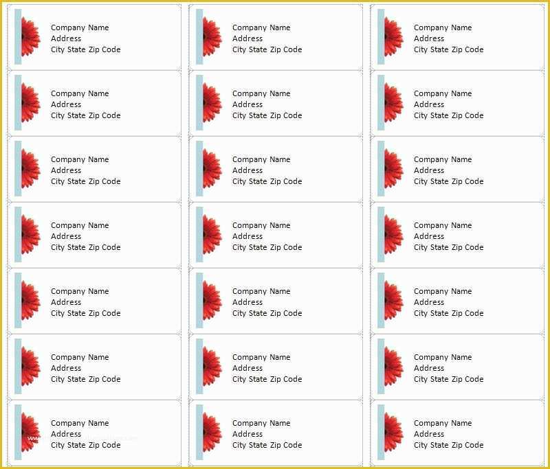 Free Avery Labels Templates Of Patible with Avery 30 Label Template