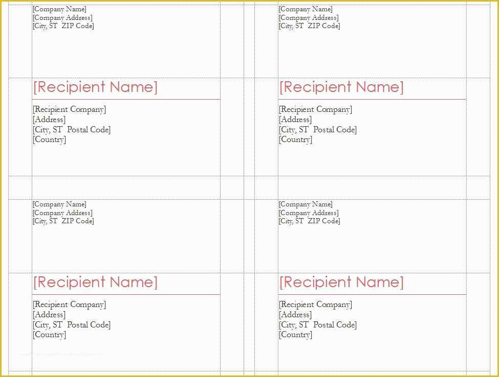 Free Avery Labels Templates Of Patible with Avery 8164 Template