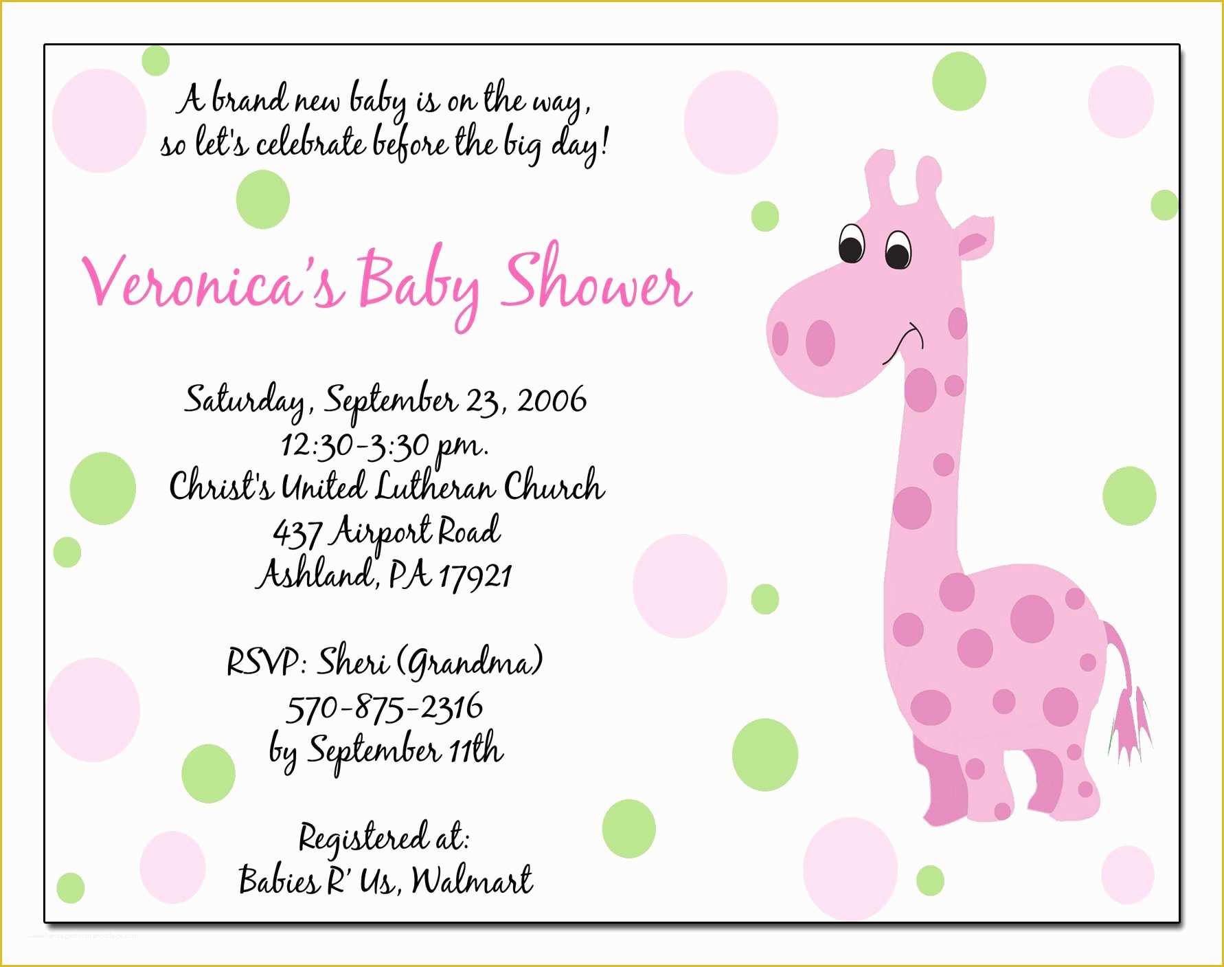 Free Baby Invitation Templates Of Baby Shower Invitation Free Baby Shower Invitation