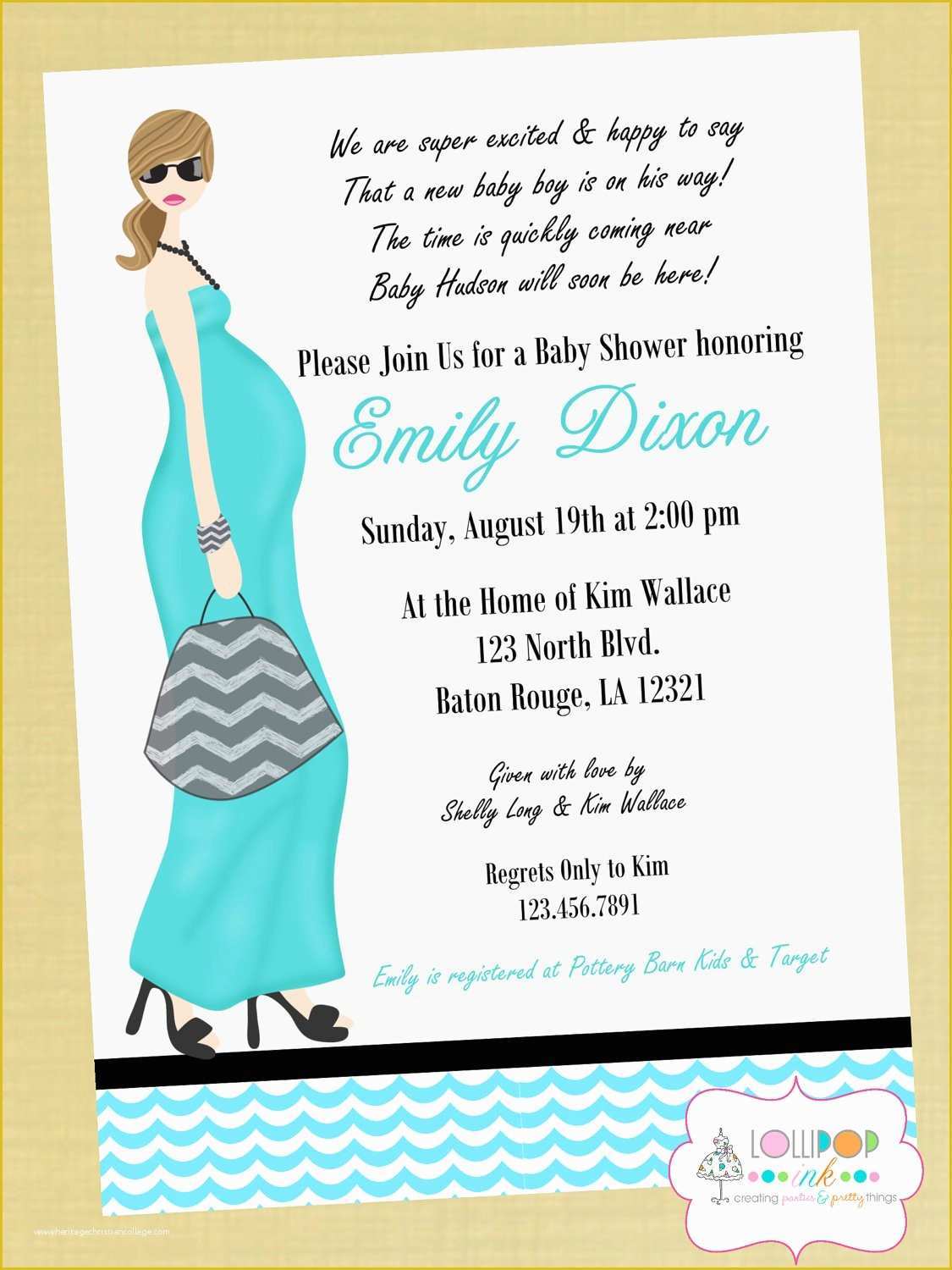 Free Baby Invitation Templates Of Baby Shower Invitation Free Baby Shower Invitation