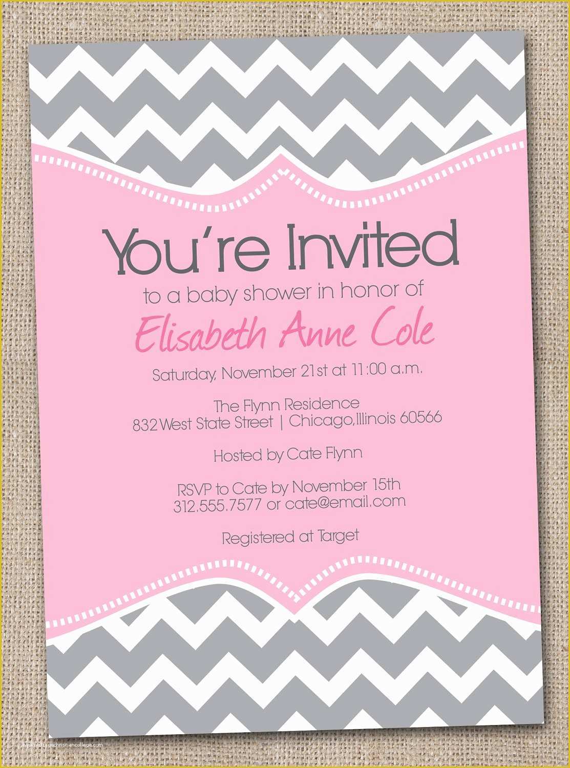 Free Baby Invitation Templates Of Baby Shower Invitation Free Baby Shower Invitation